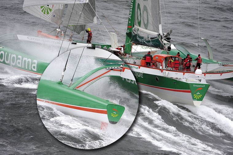 Avaria a Groupama 3