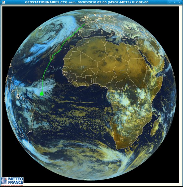 Foto dal Satellite meteo