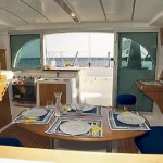 Lagoon 380 dinette