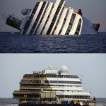 costa concordia foto raddrizzamento