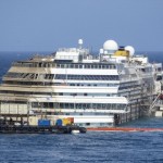 costa concordia foto raddrizzamento