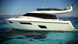 flybridge Ferretti Yachts 450